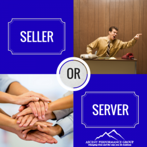 Are You Selling or Are You Serving?